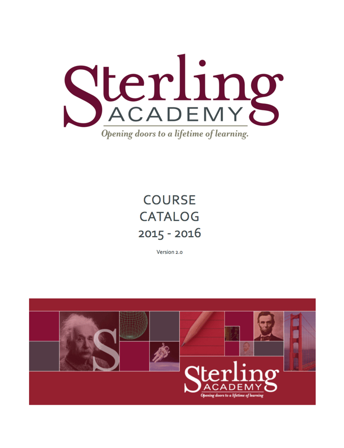 Request a Catalog Sterling Academy