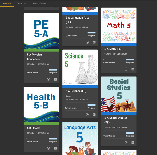 K-5 Buzz Dashboard 5th grade